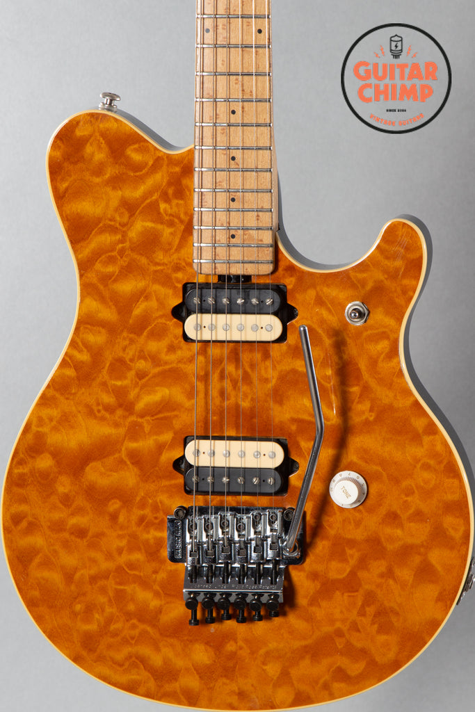 Ernie Ball Music Man Axis EX Translucent Gold Quilt