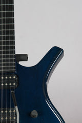 1998 Parker Fly Deluxe Trans Blue Mahogany Top -PRE REFINED-