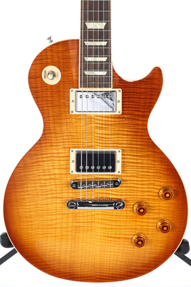 2012 Gibson Les Paul Standard Premium Plus Honey Burst AAA Flame Top 60's Neck