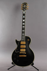 2005 Left Handed Gibson Custom Shop Les Paul Custom 1957 Reissue 3 Pick-up Black Beauty