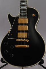 2005 Left Handed Gibson Custom Shop Les Paul Custom 1957 Reissue 3 Pick-up Black Beauty