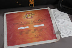 2005 Left Handed Gibson Custom Shop Les Paul Custom 1957 Reissue 3 Pick-up Black Beauty