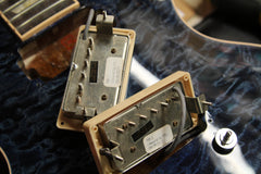 2011 Gibson Les Paul Standard Premium Plus Royal Blue Quilt Top ~Headstock Repair~