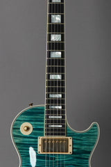 2011 Gibson Custom Shop Les Paul Custom Aqua Blue Flame Top