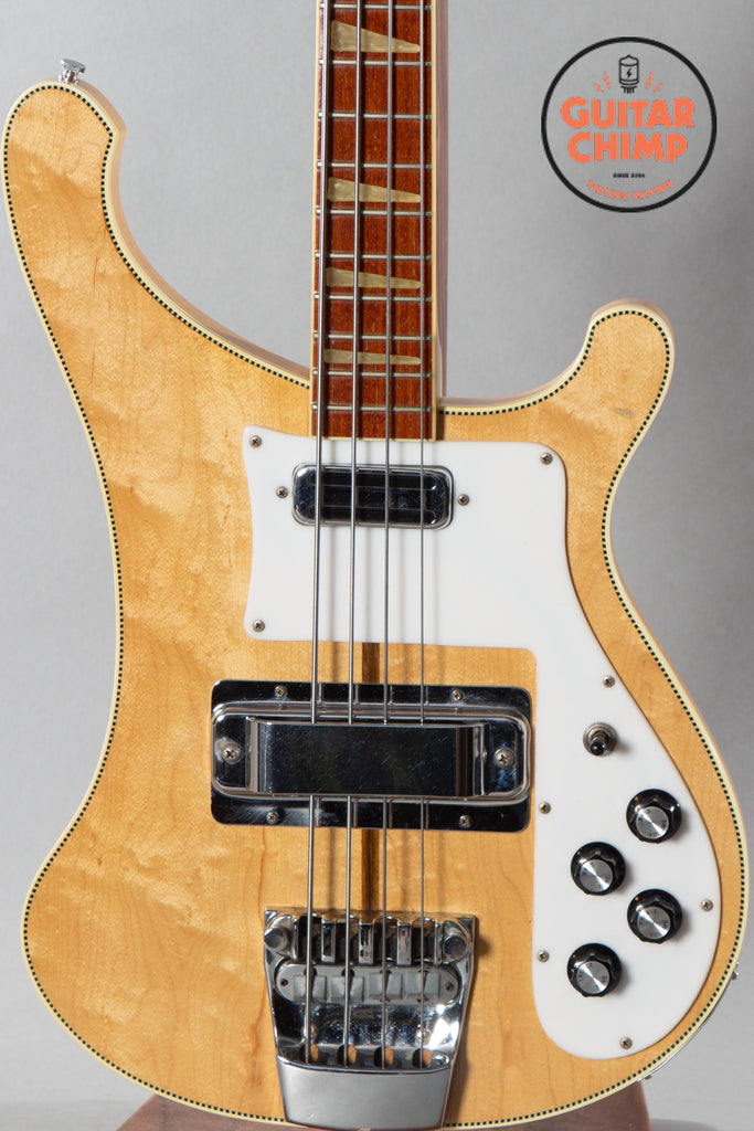 1973 Rickenbacker 4001 Bass Mapleglo Checkerboard Binding