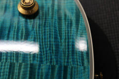 2011 Gibson Custom Shop Les Paul Custom Aqua Blue Flame Top