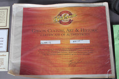 2001 Gibson Custom Shop Les Paul Class 5 Cranberry Red Flame Top