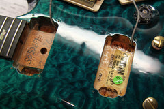 2013 PRS Paul Reed Smith Custom 22 Artist Package Turquoise Quilt Top