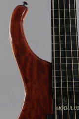 2003 Modulus Quantum Q 5 String Fretless Bass Guitar -Walnut Top-