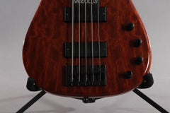 2003 Modulus Quantum Q 5 String Fretless Bass Guitar -Walnut Top-