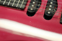 1989 Fender HM Heavy Metal Stratocaster Raspberry Made In USA