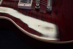 2001 Gibson Custom Shop Les Paul Class 5 Cranberry Red Flame Top