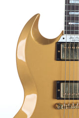 2012 Gibson Custom Shop SG Custom 2 Pickup Antique Gold All Gold