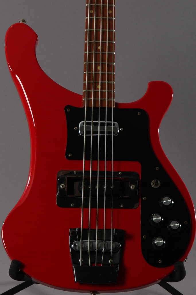 1992 Rickenbacker 4003S/5 5-String Bass Guitar Red