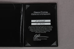 2008 Gibson Custom Shop Les Paul Standard Silver Sparkle With Blue Flames