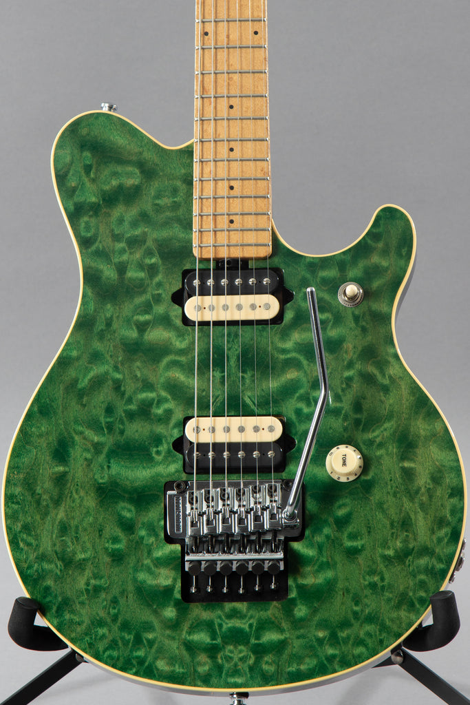 1997 Music Man Axis EX Translucent Green Quilt