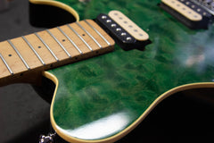 1997 Music Man Axis EX Translucent Green Quilt