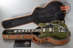 2015 Gibson Memphis Limited Edition ES-355 VOS Olive Drab Green
