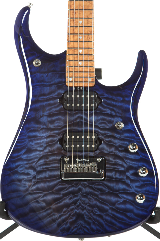 2015 Ernie Ball Music Man John Petrucci Limited Edition JP15 Bluberry Burst Quilt Signed #97/300