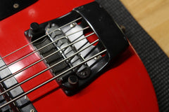1992 Rickenbacker 4003S/5 5-String Bass Guitar Red