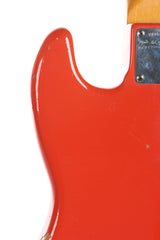 1983 Fender American 1962 Reissue Jazz Bass 62RI "Fullerton Era" Fiesta Red
