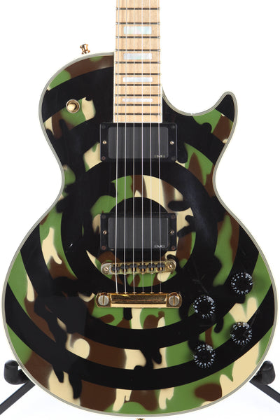 Gibson Custom Shop Les Paul Custom Zakk Wylde Camo ZPW 149 | Guitar Chimp