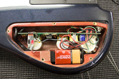 1996 Phillip Kubicki Factor 4 String Fretless Midnight Blue Metallic