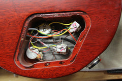 2006 Gibson Les Paul Standard GT Ghost Flame Candy Red