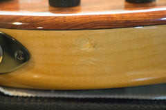 2003 Modulus Quantum Q 5 String Fretless Bass Guitar -Walnut Top-