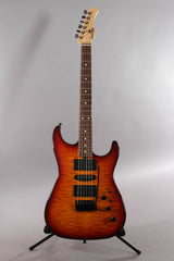 2016 Sadowsky NYC S-Style Dark Cherry Burst Quilt Top