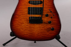 2016 Sadowsky NYC S-Style Dark Cherry Burst Quilt Top