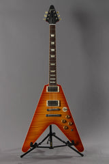 2010 Gibson Custom Shop Flying V Standard Figured Top Washed Cherry