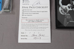 2008 Gibson Custom Shop Steve Jones Limited '74 Les Paul Custom #13 Aged White