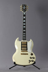 2001 Gibson Custom Shop SG Custom 3-Pickup Alpine White