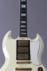 2001 Gibson Custom Shop SG Custom 3-Pickup Alpine White