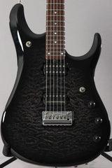 Ernie Ball Music Man Family Reserve John Petrucci JP6 BFR Baritone Trans Black Quilt Top