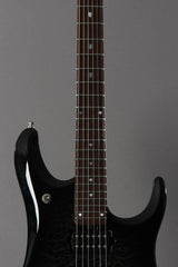 Ernie Ball Music Man Family Reserve John Petrucci JP6 BFR Baritone Trans Black Quilt Top