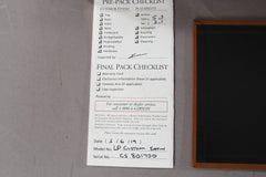 2019 Gibson Custom Shop Les Paul Custom Black Satin Red Widow ~Only 20 Made~