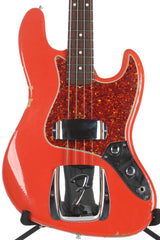 1983 Fender American 1962 Reissue Jazz Bass 62RI "Fullerton Era" Fiesta Red