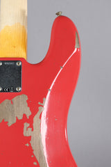 2017 Fender Custom Shop Pino Palladino Signature Relic Precision P Bass Fiesta Red