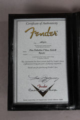 2017 Fender Custom Shop Pino Palladino Signature Relic Precision P Bass Fiesta Red