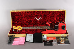 2017 Fender Custom Shop Pino Palladino Signature Relic Precision P Bass Fiesta Red