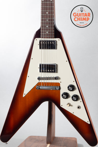 2013 Gibson Custom Shop 70's Flying V Vintage Sunburst | Guitar