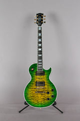 2014 Gibson Custom Shop Les Paul Custom Quilt Iguana Burst