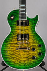 2014 Gibson Custom Shop Les Paul Custom Quilt Iguana Burst