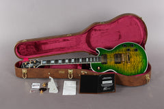 2014 Gibson Custom Shop Les Paul Custom Quilt Iguana Burst