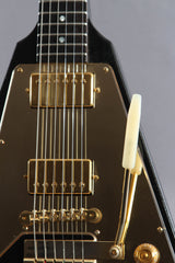 2002 Gibson Custom Shop Lenny Kravitz Signature 1967 Flying V Black Sparkle