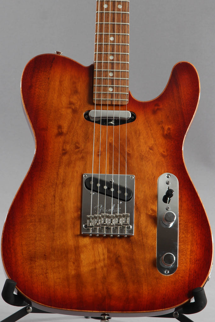 2012 Fender American Select Telecaster Carved KOA Top Tele