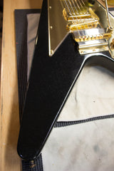 2002 Gibson Custom Shop Lenny Kravitz Signature 1967 Flying V Black Sparkle