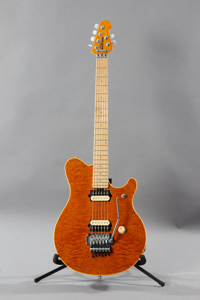 Ernie Ball Music Man Axis EX Translucent Gold Quilt | Guitar
